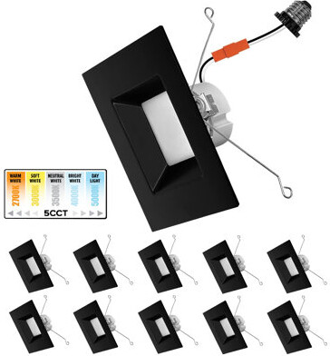 Hi-Lite 6 Inch Square Recessed Light