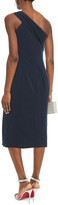 Thumbnail for your product : Jay Godfrey One-shoulder Draped Stretch-crepe Dress