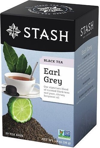 Stash Tea StashTeaEarlGreyBlackTeaBagsCaseof6/20Bags