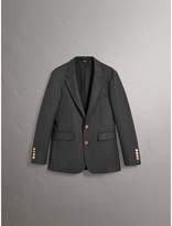 Thumbnail for your product : Burberry Bird Button Wool Tailored Jacket