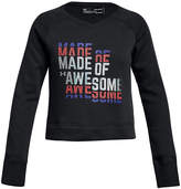 Thumbnail for your product : Under Armour Big Girls Rival Awesome-Print Sweatshirt
