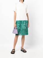 Thumbnail for your product : Sueundercover lace-detail T-shirt dress
