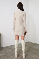 Thumbnail for your product : Trendyol Stone Tie Front Long Cardigan