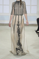 Thumbnail for your product : Temperley London Crivelli embellished embroidered silk-organza maxi skirt
