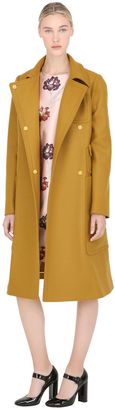 Rochas Double Breasted Wool Cloth Coat