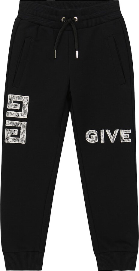 Givenchy Kids Logo cotton-blend sweatpants