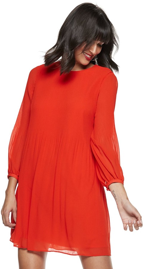nine west red dress