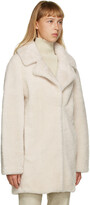 Thumbnail for your product : Yves Salomon Meteo Off-White Shearling Teddy Jacket