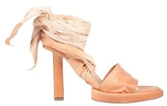 salmon colored sandals