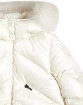 Thumbnail for your product : Moncler Anglais Nylon Down Jacket W/ Fur