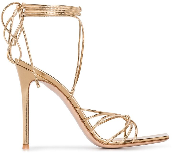Gianvito Rossi Gold Women's Shoes | ShopStyle
