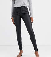 Thumbnail for your product : Vero Moda Tall coated skinny jeans in black
