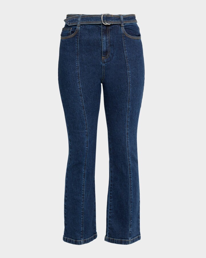 Cinq à Sept Madi Belted Denim Pants