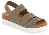Thumbnail for your product : Bernie Mev. Women's 'Crisp' Woven Platform Sandal