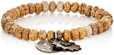 Thumbnail for your product : Miracle Icons Men's Pietersite Rondelle & Charm Bracelet