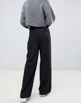 Thumbnail for your product : ASOS DESIGN wide leg pants with pleat detail