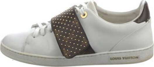 Louis Vuitton Metallic Silver Monogram Leather Mirror Tennis Low Top  Sneakers Size 40.5 Louis Vuitton