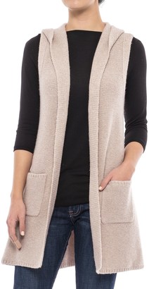 Tahari Hooded Sweater Vest - Open Front (For Women)