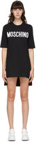 Thumbnail for your product : Moschino Black Embroidered Logo Dress