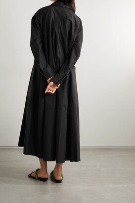 Marni Cotton-poplin Midi Shirt Dress - Black