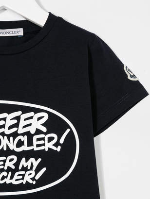 Moncler Kids graphic print T-shirt
