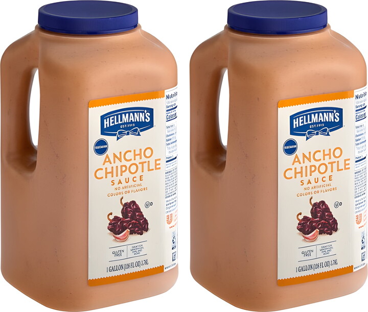 Hellmann's Hellmanns Ancho Chipotle Sandwich Sauce, 1 Gallon/3.78l -- 2 per Case, {Imported from Canada}
