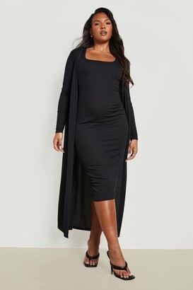midi dress and duster co ord