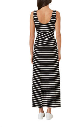 French Connection Stripe Jersey Maxi Dress