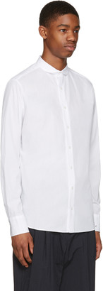 Kolor White Embroidered Cuff Shirt