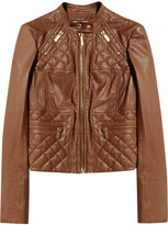 Thumbnail for your product : MICHAEL Michael Kors Quilted leather jacket
