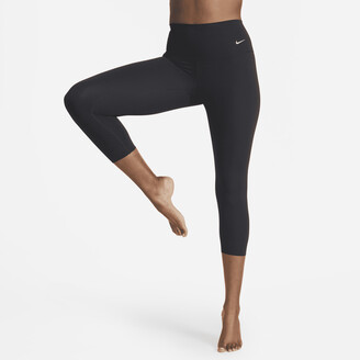 Nike Women's Zenvy Gentle-Support High-Waisted Cropped Leggings in Black -  ShopStyle