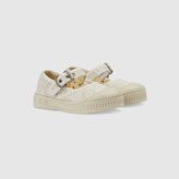 Thumbnail for your product : Gucci Baby Double G ballet flat