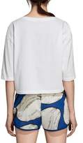 Thumbnail for your product : adidas Logo Cropped Cotton Tee
