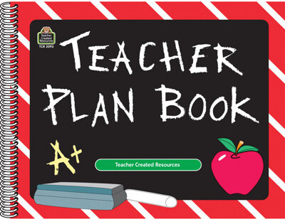 Teacher Created Resources Chalkboard Teacher Plan Book