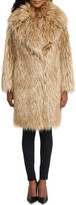 Priscilla Long Faux Fur Coat 