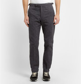 Thumbnail for your product : Folk Grey Woven-Cotton Suit Trousers