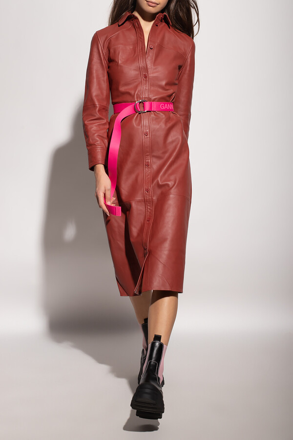 Red Leather Women's Dresses | Shop the world's largest collection 