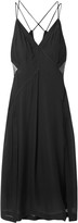 Thumbnail for your product : Rag & Bone Anais Tulle-paneled Silk-georgette Midi Dress
