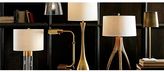 Thumbnail for your product : Crate & Barrel Avenue Brass Table Lamp with USB Port