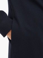 Thumbnail for your product : Goat Kendra Stand-collar Wool-crepe Coat - Navy