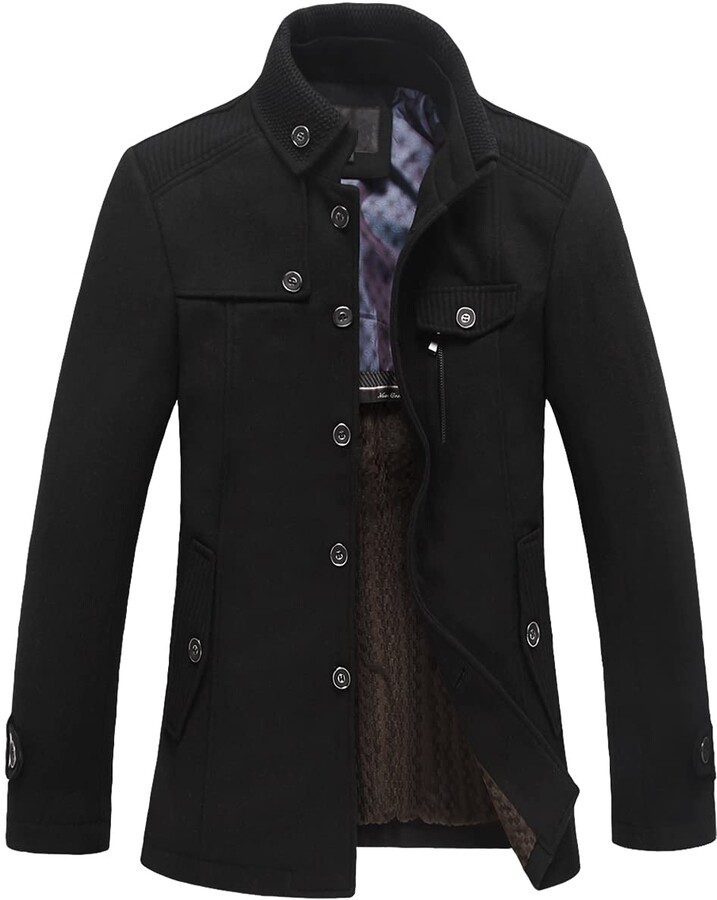 mens fitted coat