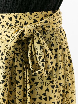 Nk Silk Midi Skirt