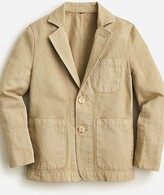 Thumbnail for your product : J.Crew Boys' garment-dyed cotton-linen blend chino suit jacket