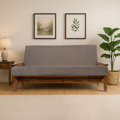 Latitude Run Brown Polyester Modular Sofa bed cushion couch