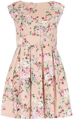 Closet **Closet Pink Blossom Tie Back Dress