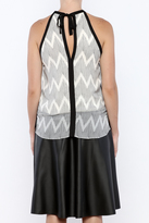 Thumbnail for your product : Bishop + Young Sheer Tie Neck Tank
