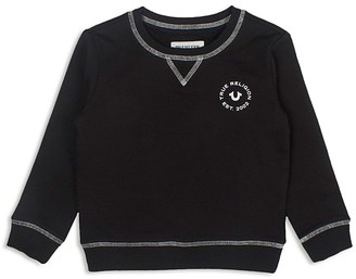 True Religion Boys' Contrast Stitched French Terry Pullover - Big Kid