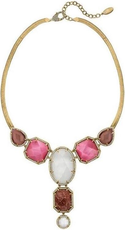 ZAXIE by Stefanie Taylor Seaside Shimmer Bib Necklace