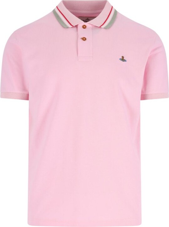 Vivienne Westwood Short Sleeved Orb-Embroidered Polo Shirt