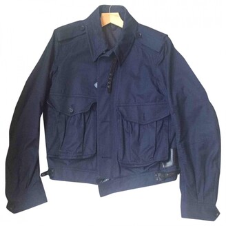 Burberry navy Cotton Jackets
